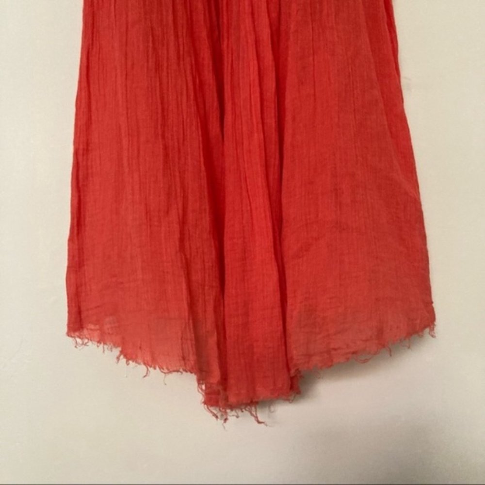 NWOT Free People Embroidered Hi-Lo Maxi Dress - Picture 5 of 7